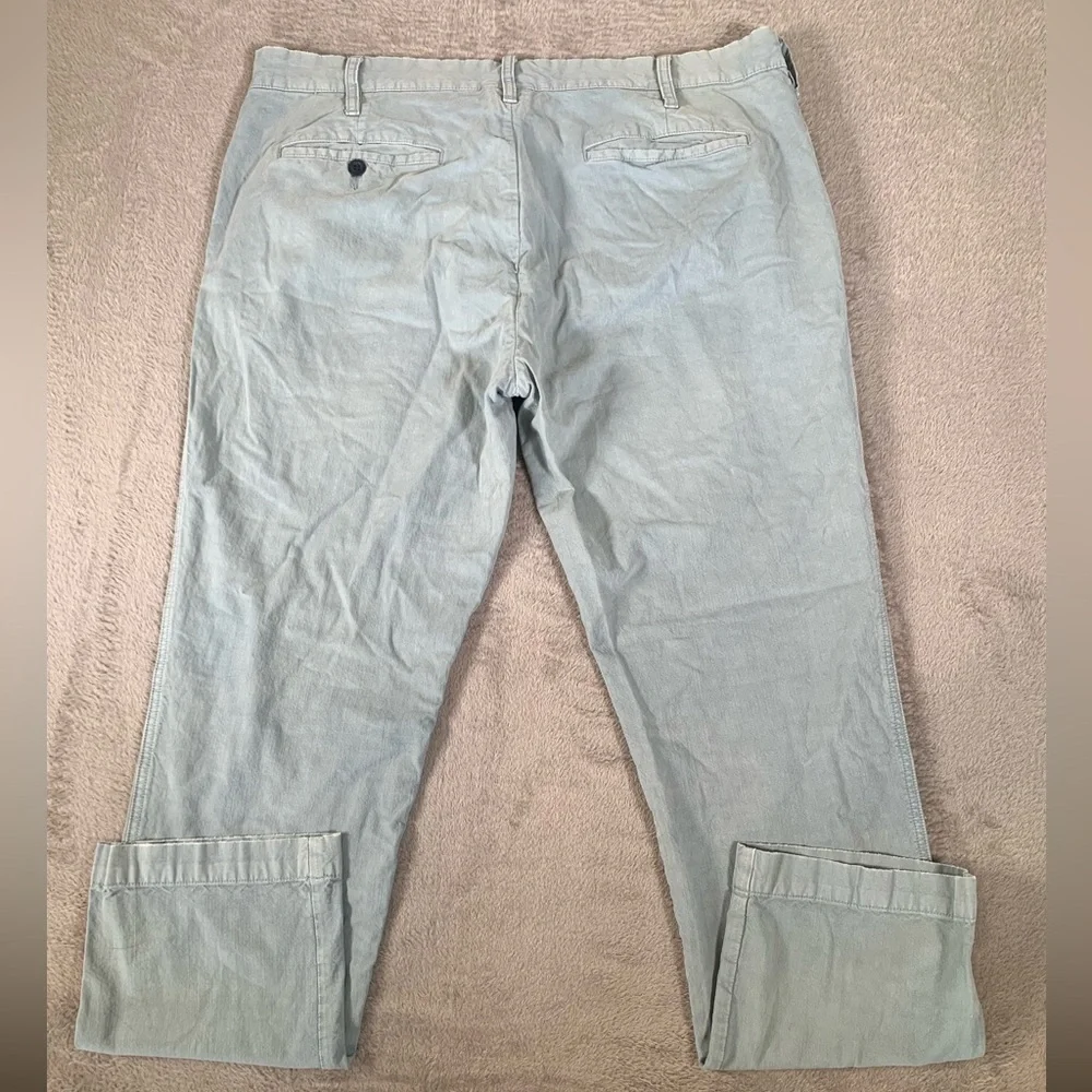 Polo Ralph‎ Lauren Chino Pants Mens 38x32 Teal/Grey Slim GI Fit 100% Cotton
